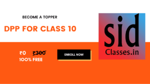 dpp for class 10 pdf